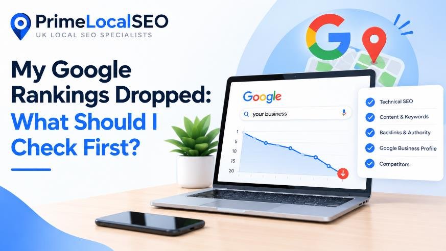 My Google Rankings Dropped: What Should I Check First?